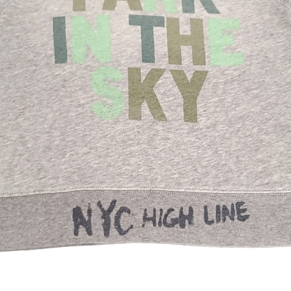 CREWCUTS x HIGH LINE Graphic Crop Sweatshirt Girls 8 Park in the Sky NYC LIMITED - Picture 9 of 12